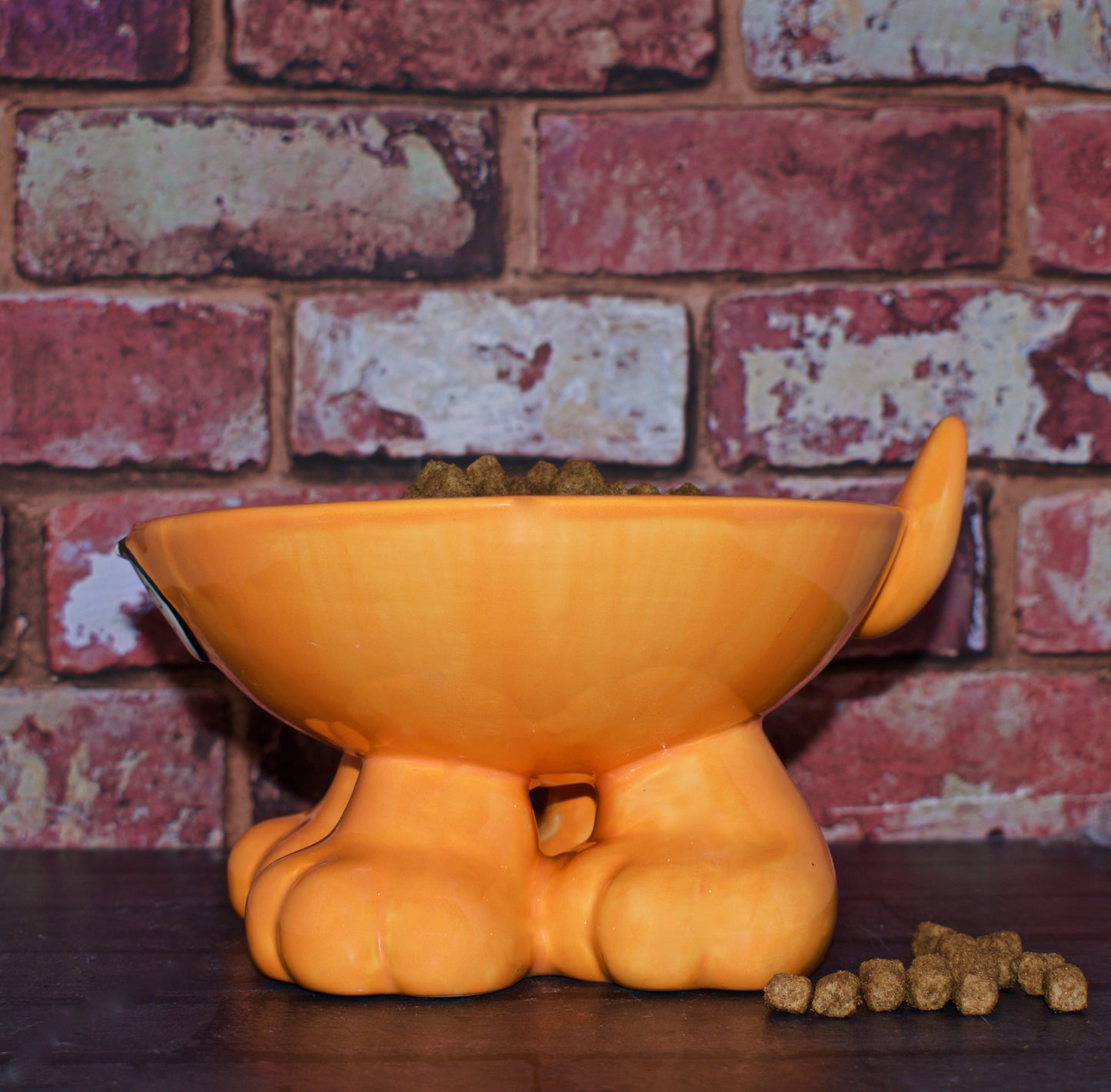 Personalised Dog Leg Bowl Flat Colour Design