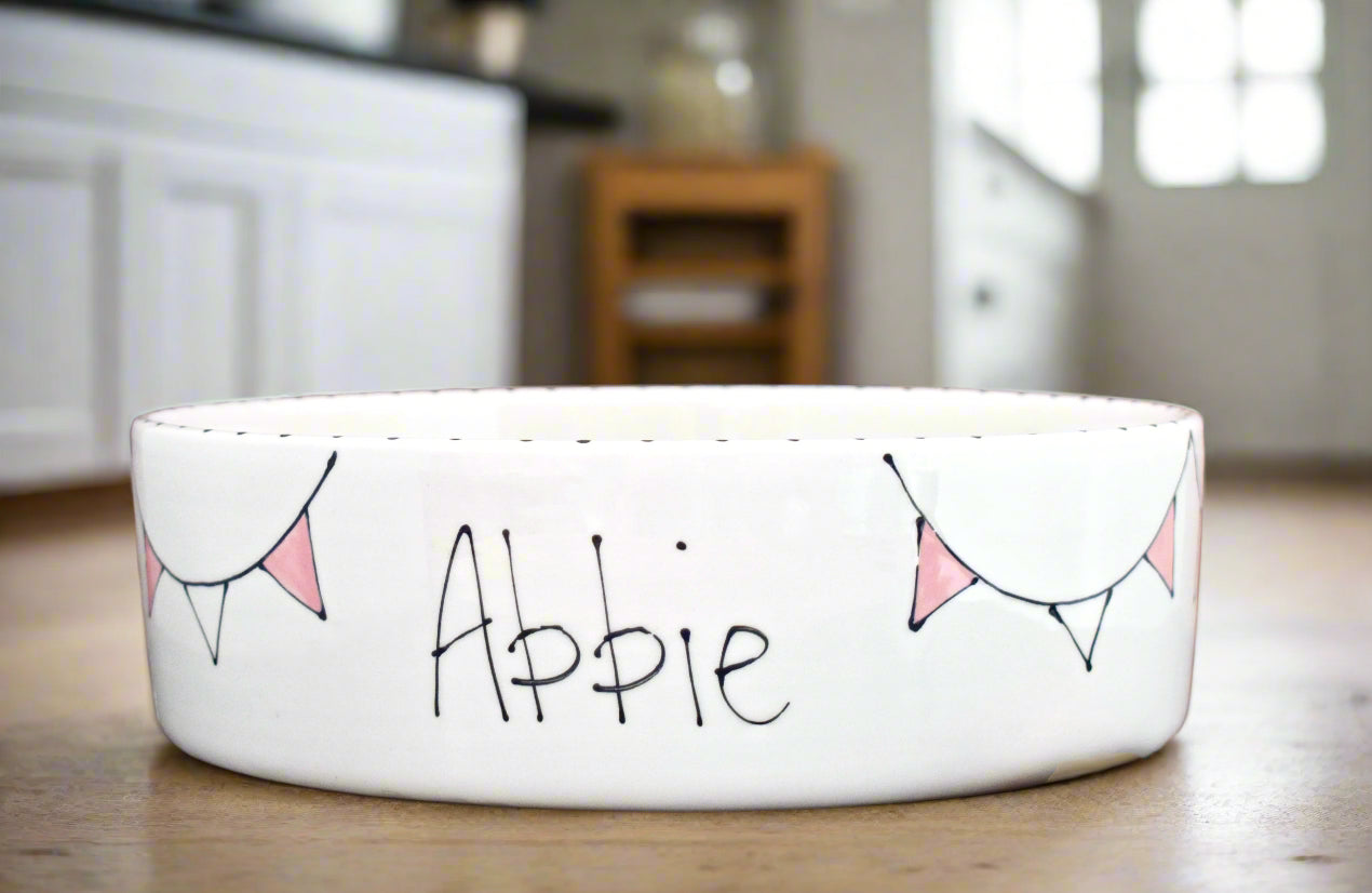 Personalised Straight Sided Bunting Bowl