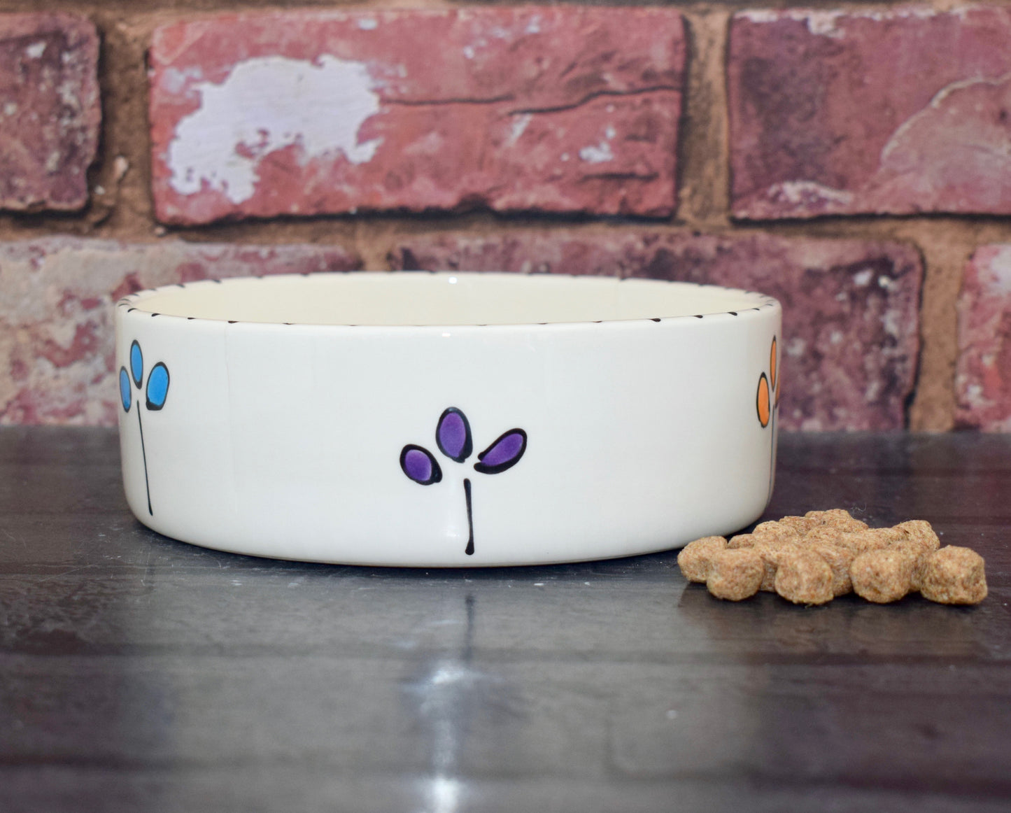 Personalised Straight Sided Petal Bowl