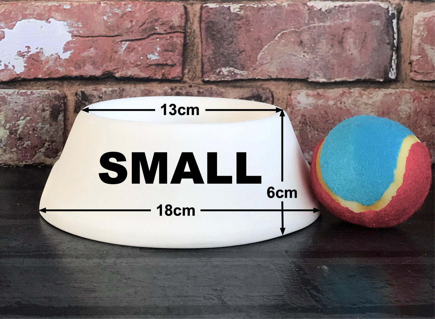 Personalised Slanted Christmas Design Bowl