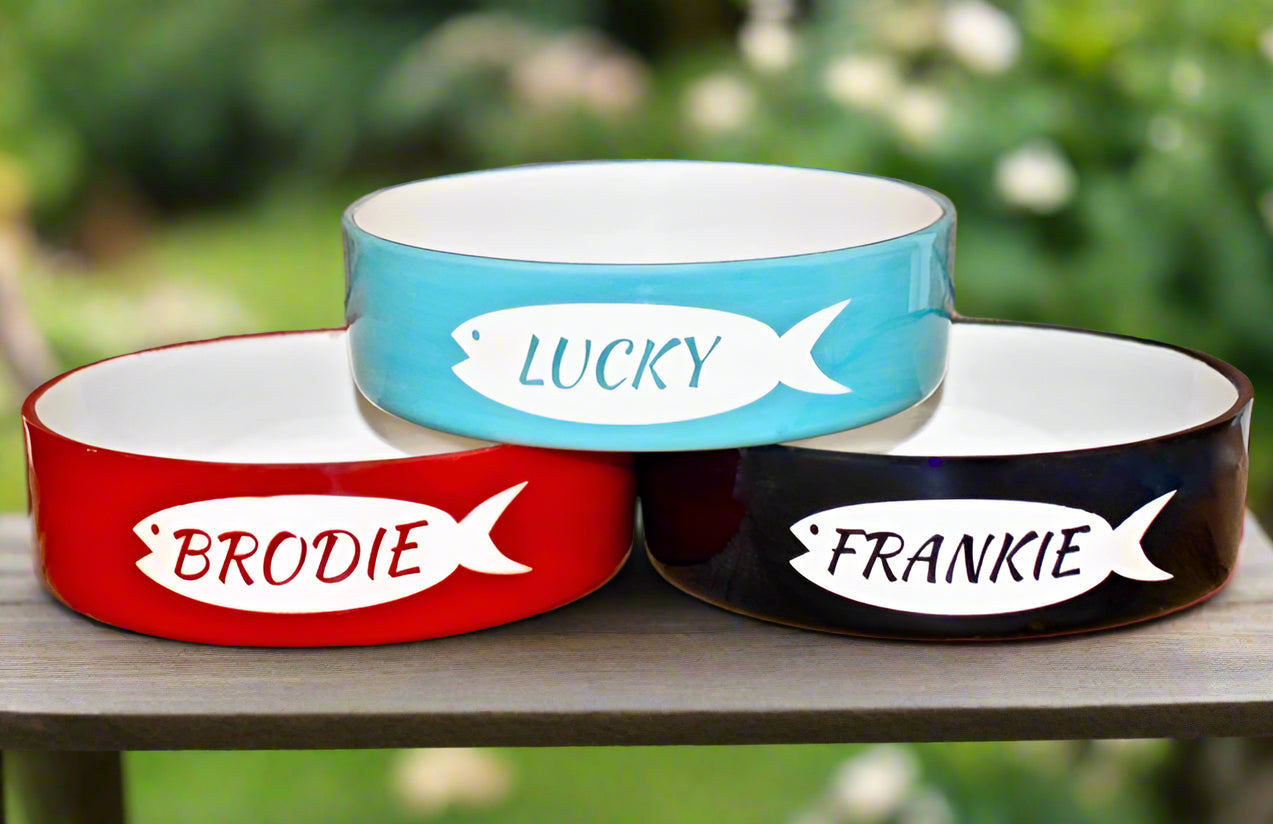 Personalised Straight Sided Fish Bowl
