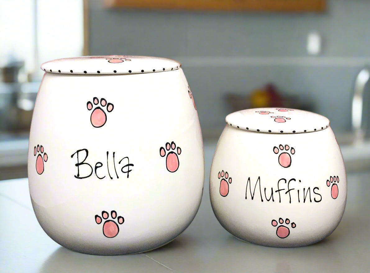 Personalised Treat Jar Whimsical Design