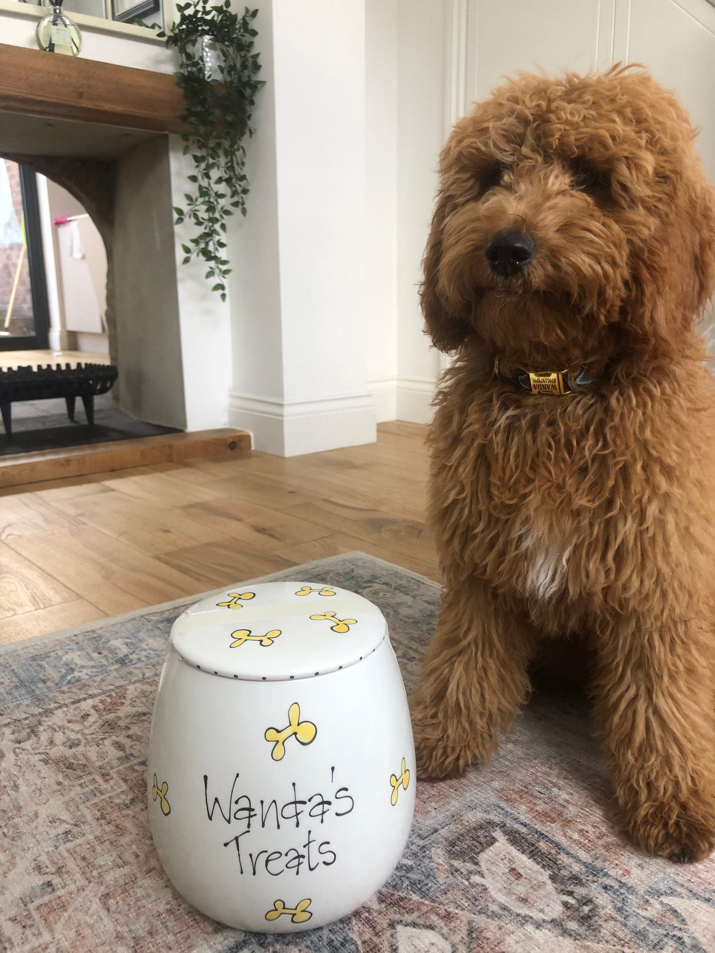 Personalised Treat Jar Whimsical Design