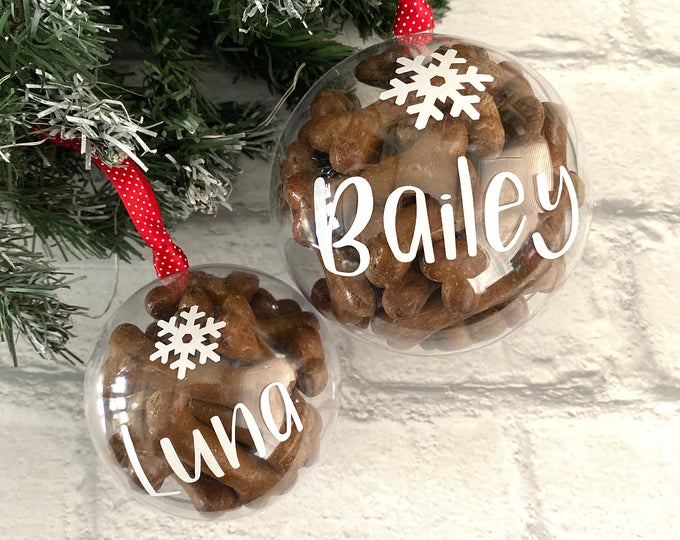 Personalised Filled Christmas Bauble