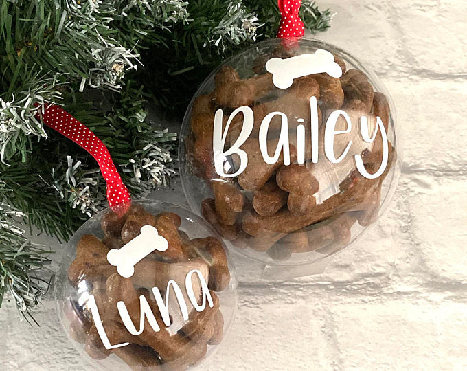 Personalised Filled Christmas Bauble