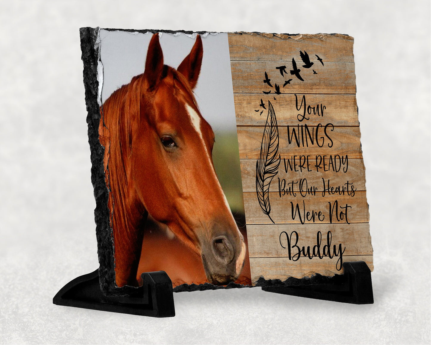 Personalised Horse Memorial Slate