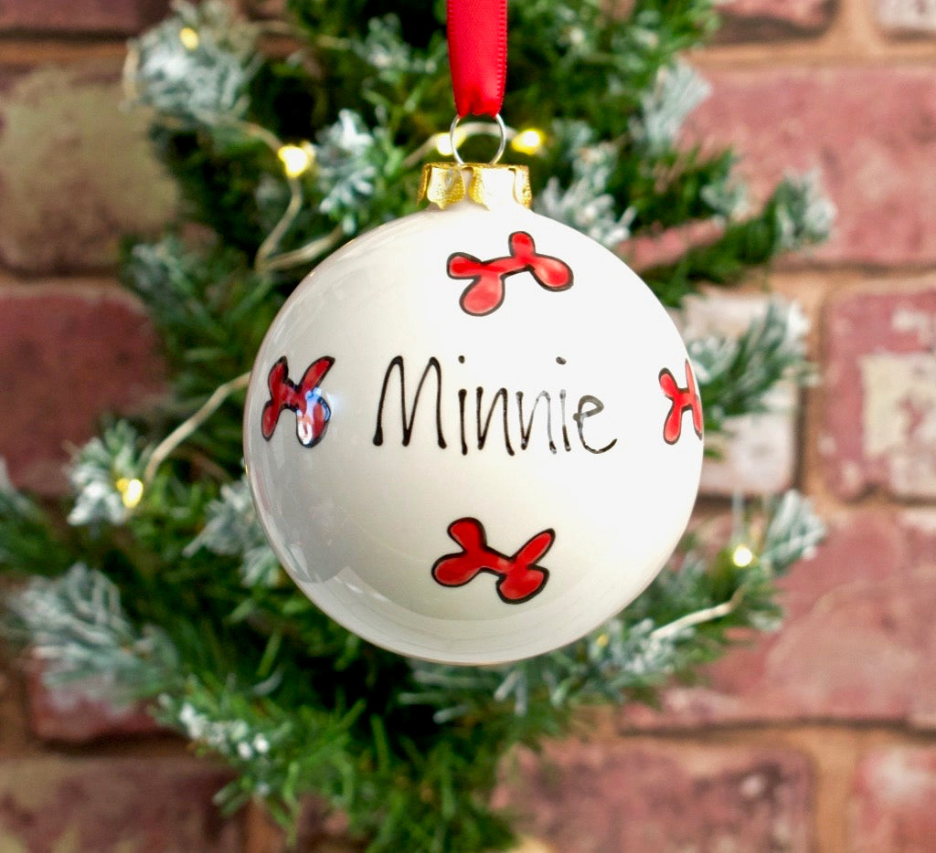 Personalised Ceramic Christmas Bauble