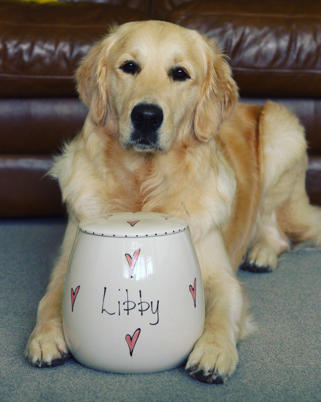 Hand Painted Personalised Ceramic Treat Jars