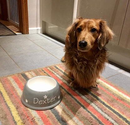 Personalised Slanted Polka Bowl
