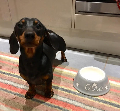 Personalised Slanted Polka Bowl
