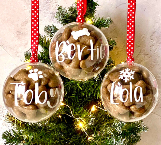 Personalised Filled Christmas Bauble