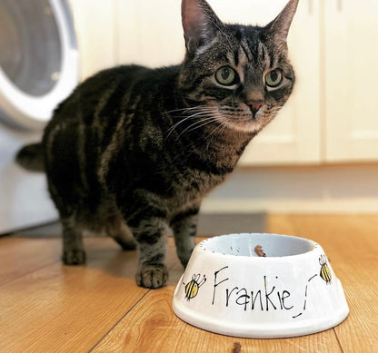 Personalised Slanted Bee Bowl