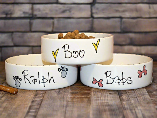 Personalised Straight sided Whimsical bowl