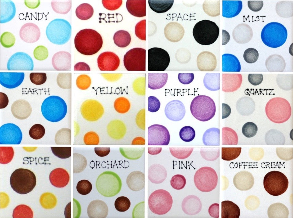 Personalised Straight sided Spotty Design Treat Jar set
