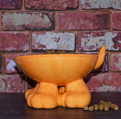 Personalised Dog Leg Bowl Flat Colour Design