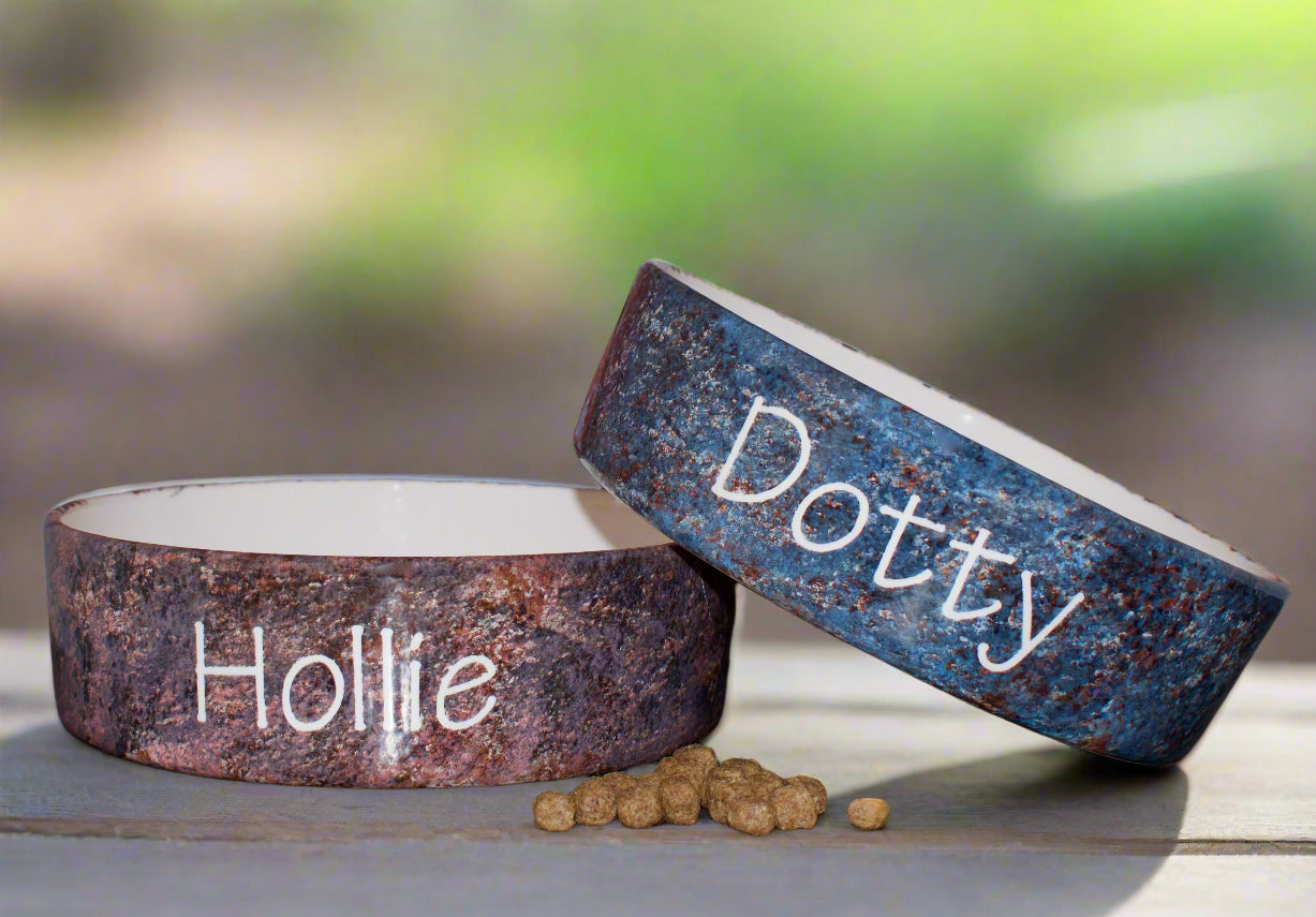 Personalised Straight Sided Granite Bowl
