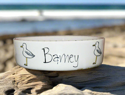 Personalised Straight Sided Seagull bowl