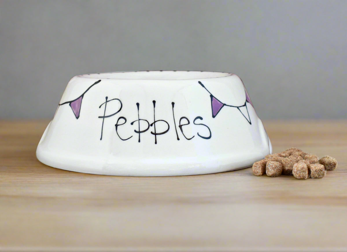Personalised Slanted Bunting Bowl