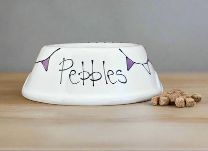 Personalised Slanted Bunting Bowl