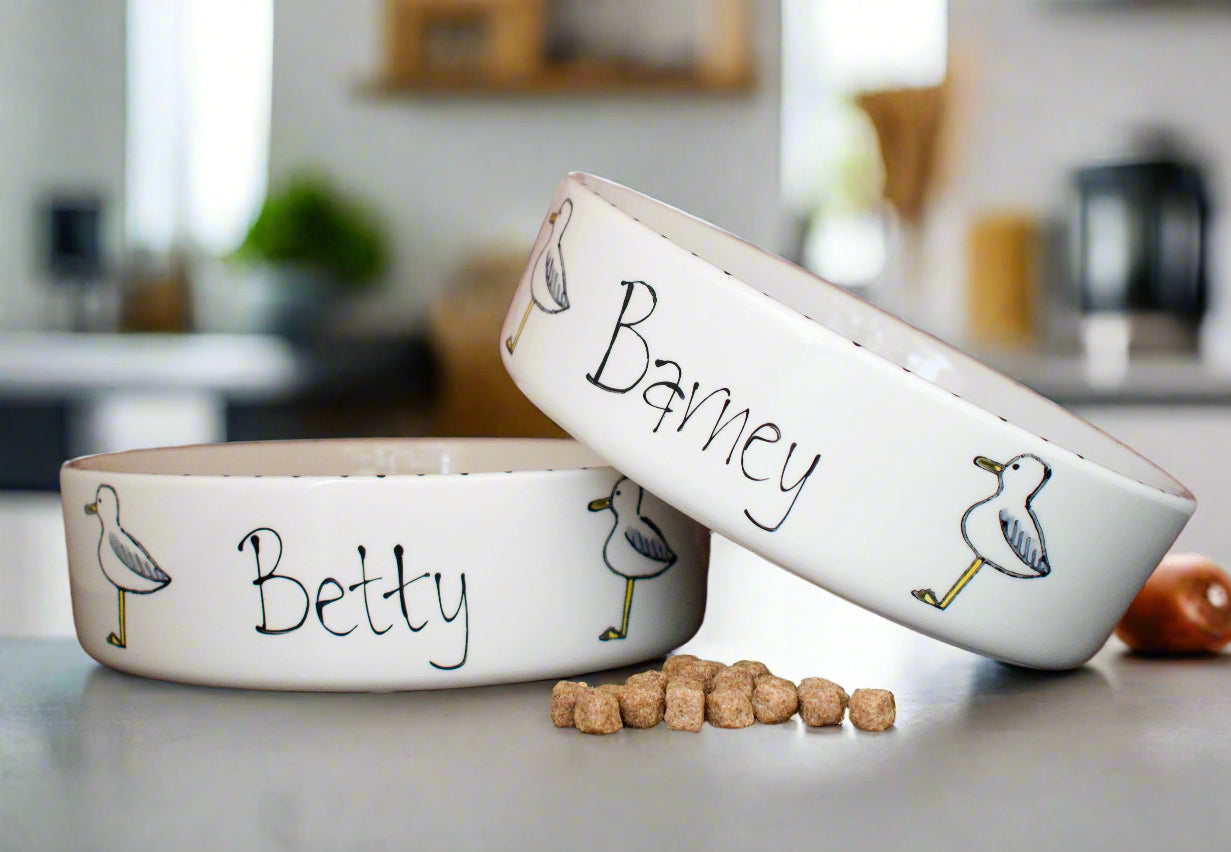 Personalised Straight Sided Seagull bowl