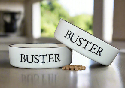 Personalised Straight sided Stamp Font 2 bowl set