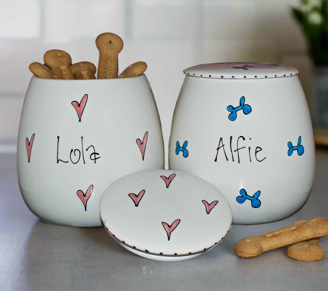Personalised Treat Jar Whimsical Design