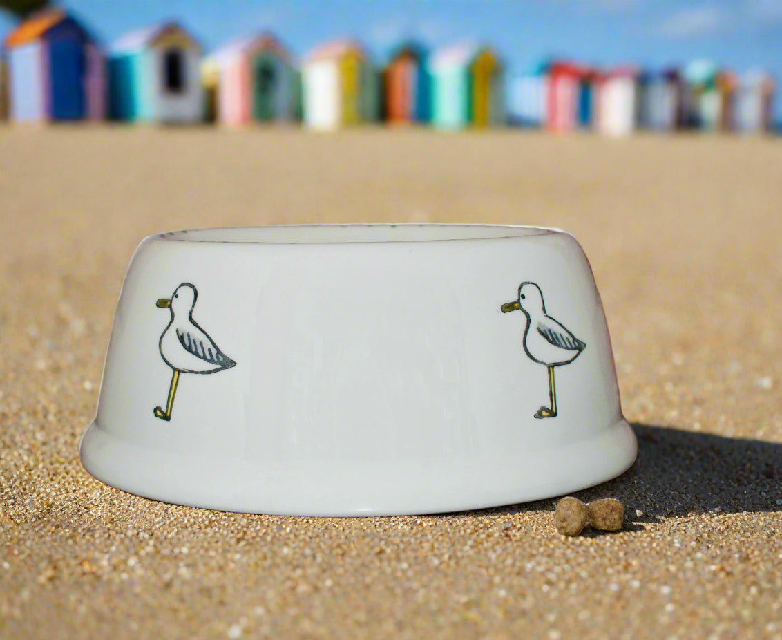 Personalised Slanted Seagull Bowl