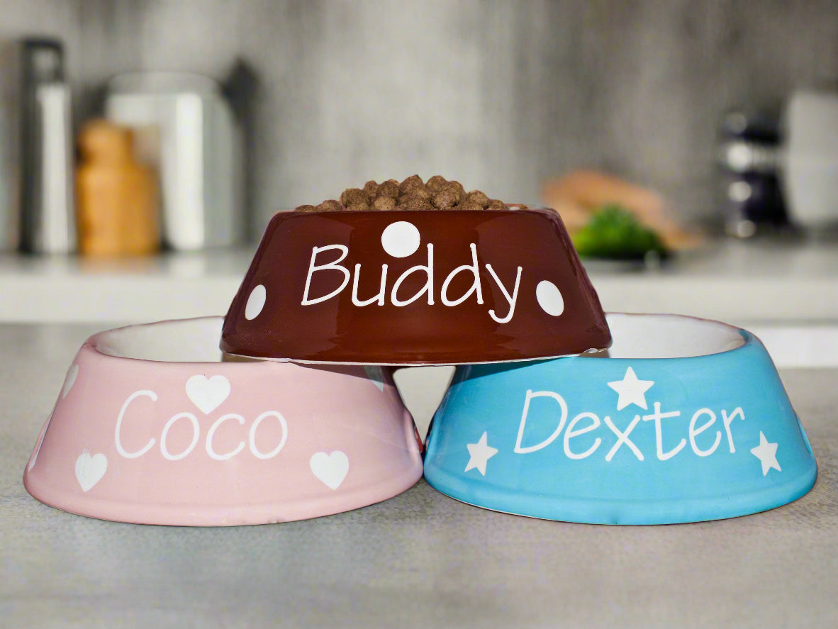 Personalised Slanted Polka Bowl