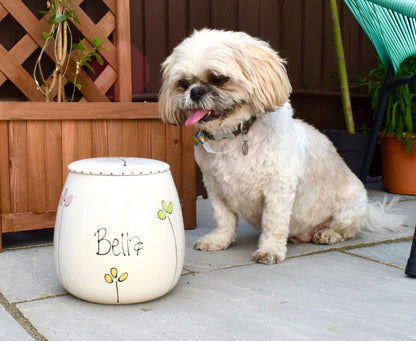 Personalised Treat Jar Petal Design