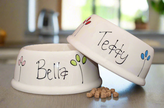Personalised Slanted Petal Bowl