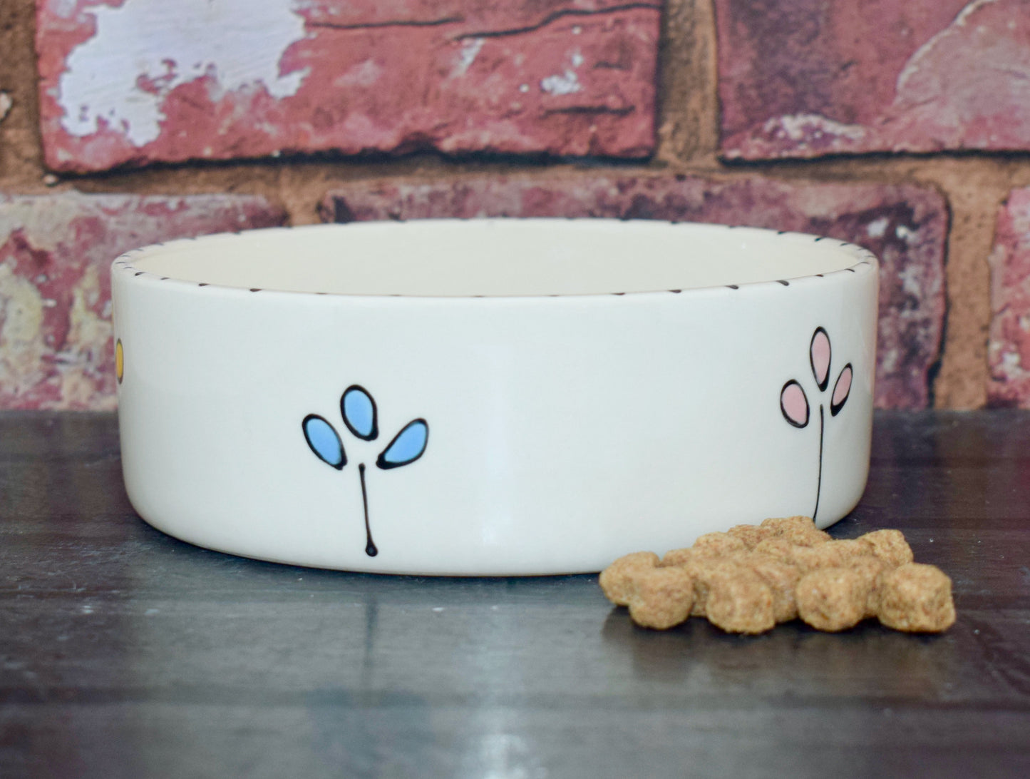 Personalised Straight Sided Petal Bowl