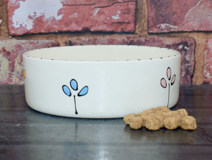 Personalised Straight Sided Petal Bowl