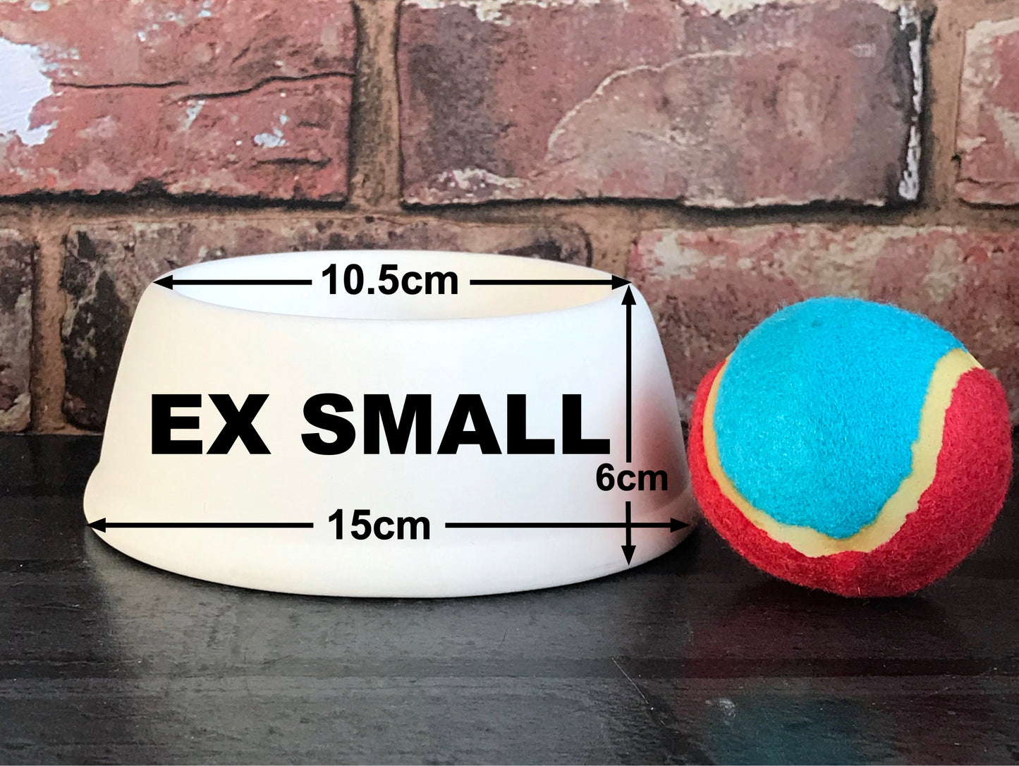 Personalised Slanted Polka Dot bowl and polka mat set