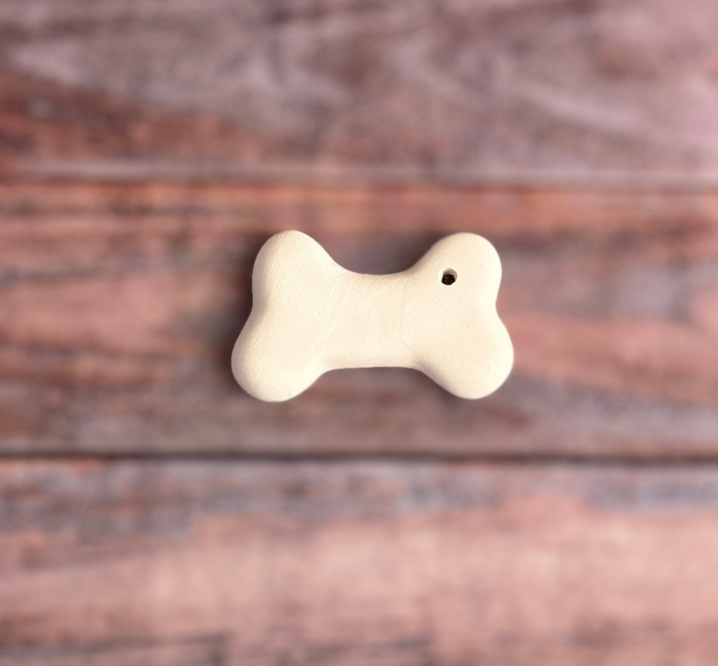 Personalised Small Ceramic Hanging Christmas Bone Decoration