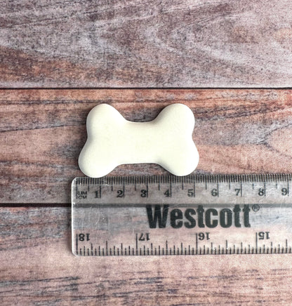 Personalised Small Ceramic Hanging Christmas Bone Decoration