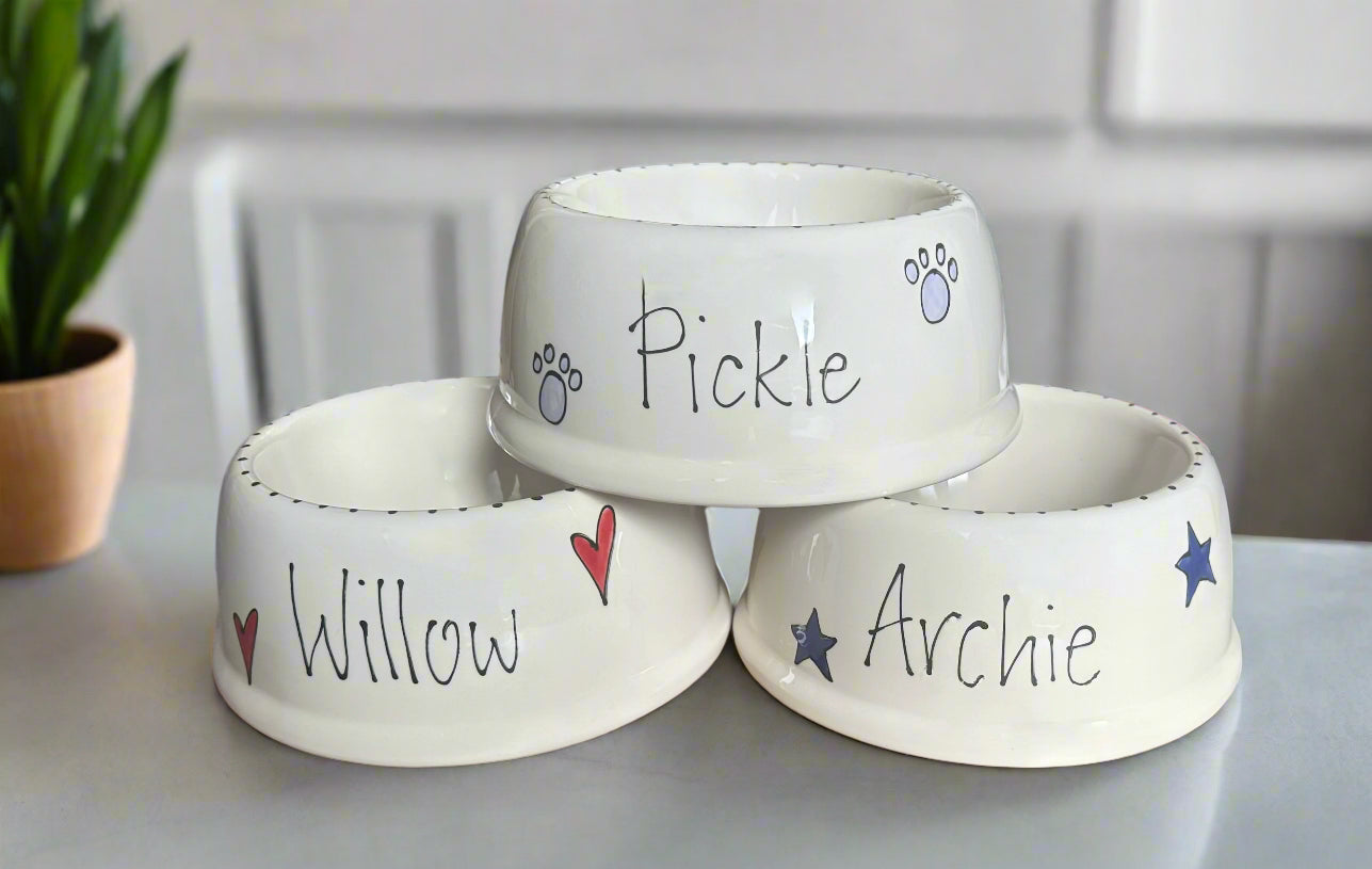 Personalised Slanted Whimsical bowl