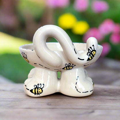 Personalised Cat Leg Bowl Bee Design