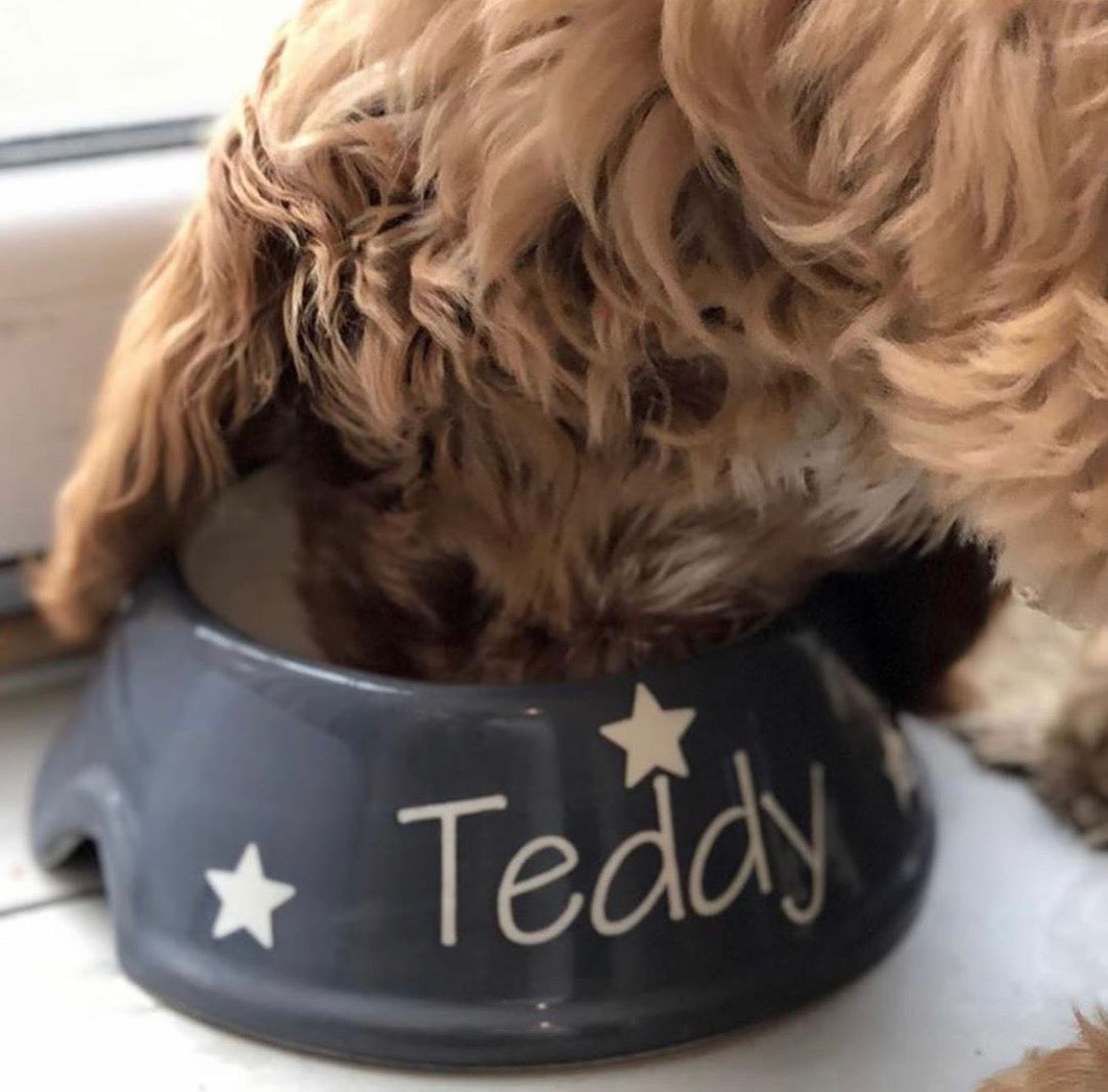 Personalised Slanted Polka Bowl