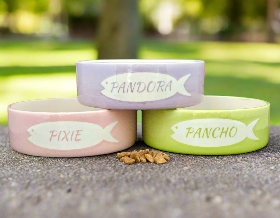 Personalised Straight Sided Fish Bowl