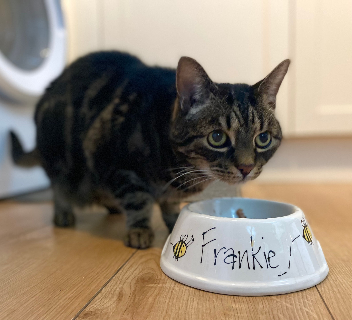 Personalised Slanted Bee Bowl