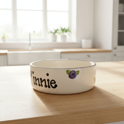 Personalised Straight Sided Poppy bowl