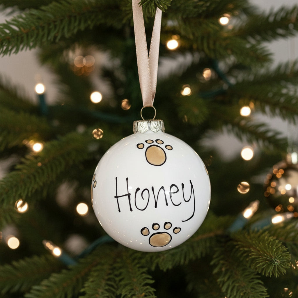 Personalised Ceramic Christmas Bauble