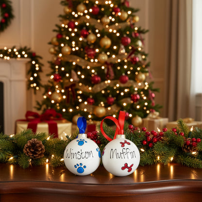 Personalised Ceramic Christmas Bauble