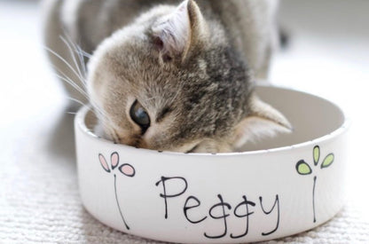 Personalised Straight Sided Petal Bowl