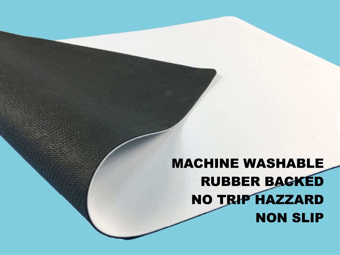 Personalised Straight Sided Monochrome Heart Font bowl and mat set