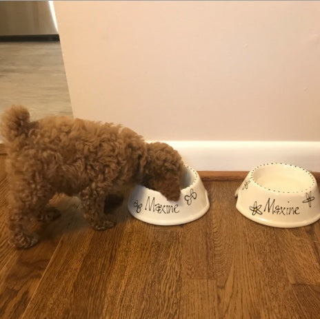 Personalised Slanted Whimsical bowl