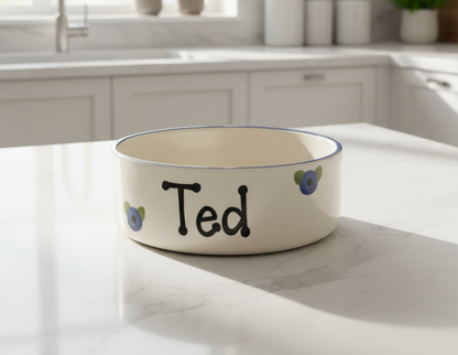 Personalised Straight Sided Poppy bowl