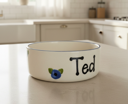 Personalised Straight Sided Poppy bowl