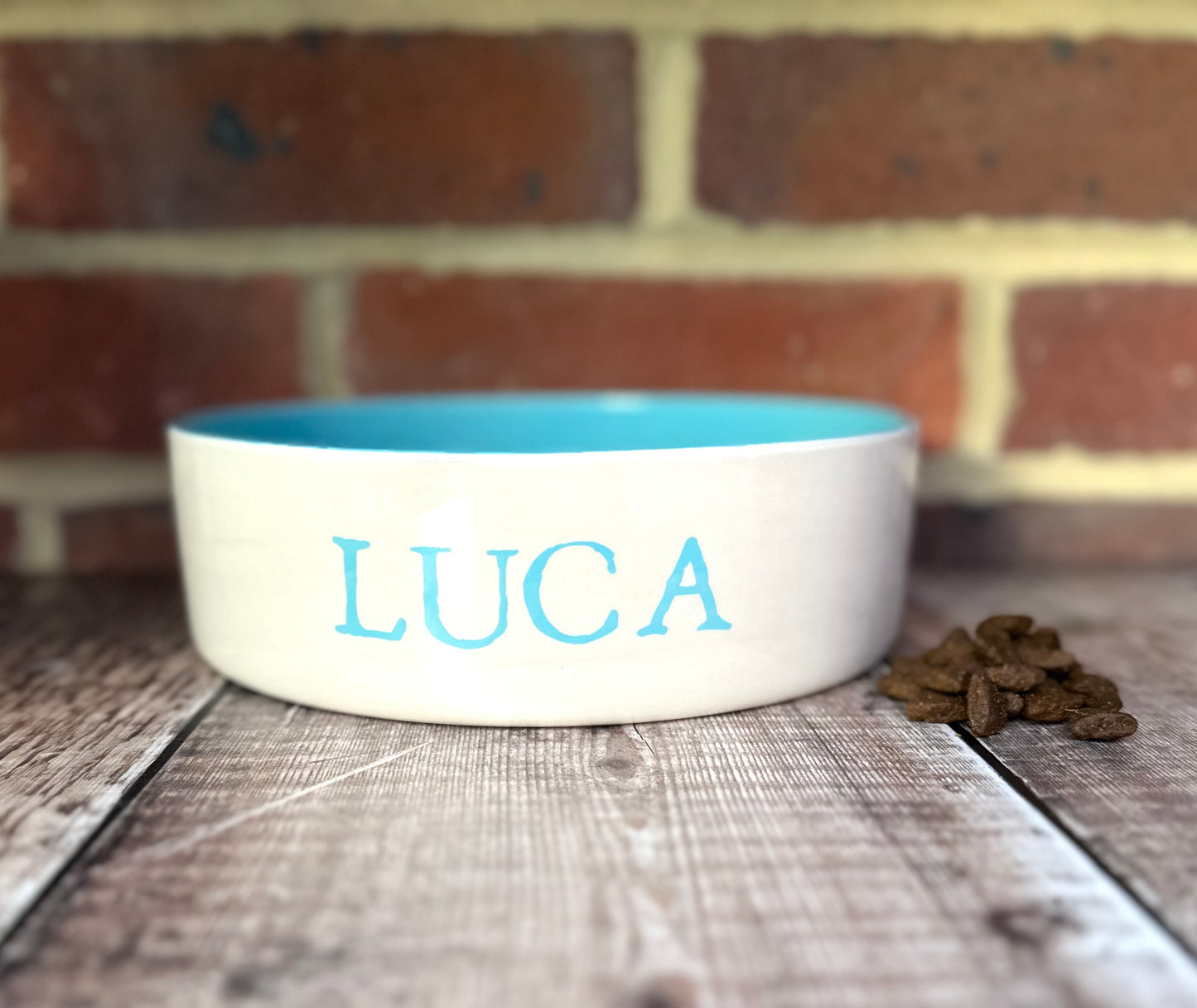 Personalised Straight Sided Monochrome Bowl Stamp Font