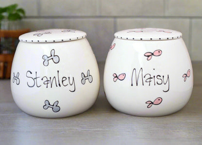 Personalised Treat Jar Whimsical Design